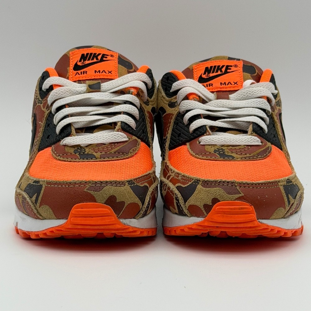 Nike Air Max 90 Orange Duck Camo 2020 - CW4039-800 - Size 7M/8.5W - Authentic - Picture 5 of 14